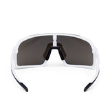ES16 Enzo brille. Hvid med silver linse.