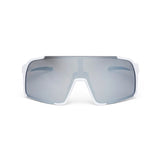 ES16 Enzo brille. Hvid med silver linse.
