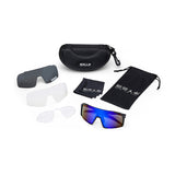 ES16 Enzo brille. Sort med silver linse.