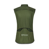 ES16 Open Back vindvest Green. Women